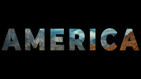 Mountains-And-Desert-Landscape-In-American-National-Park-Overlaid-With-Graphic-Spelling-Out-America